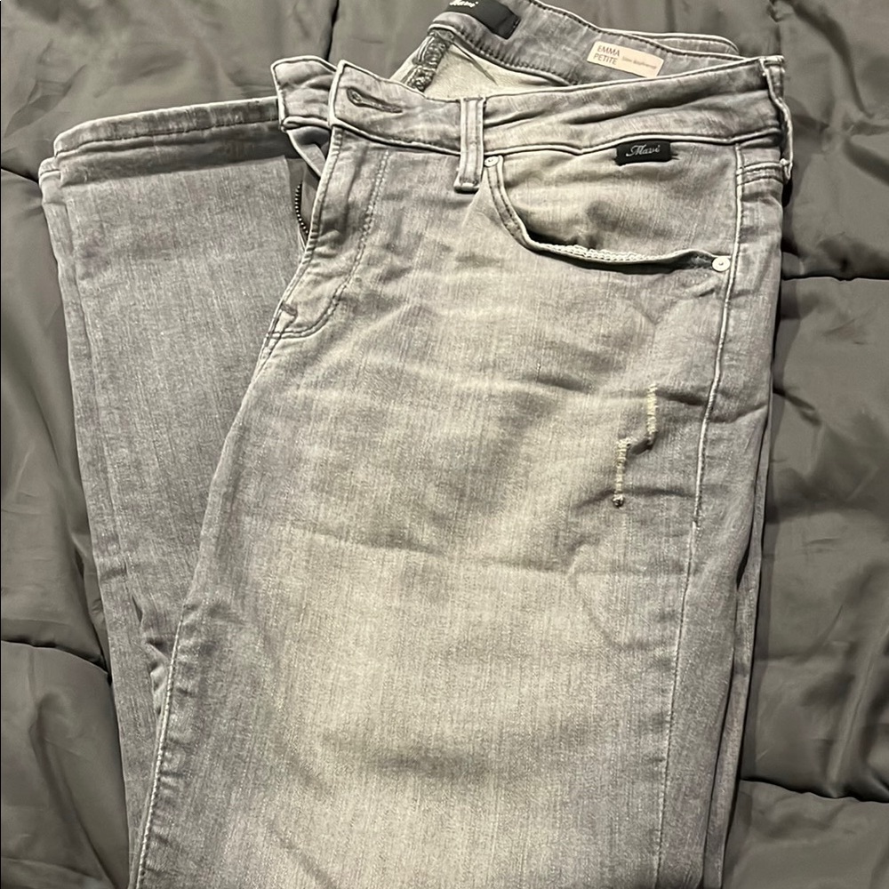 Gray Denim Jeans